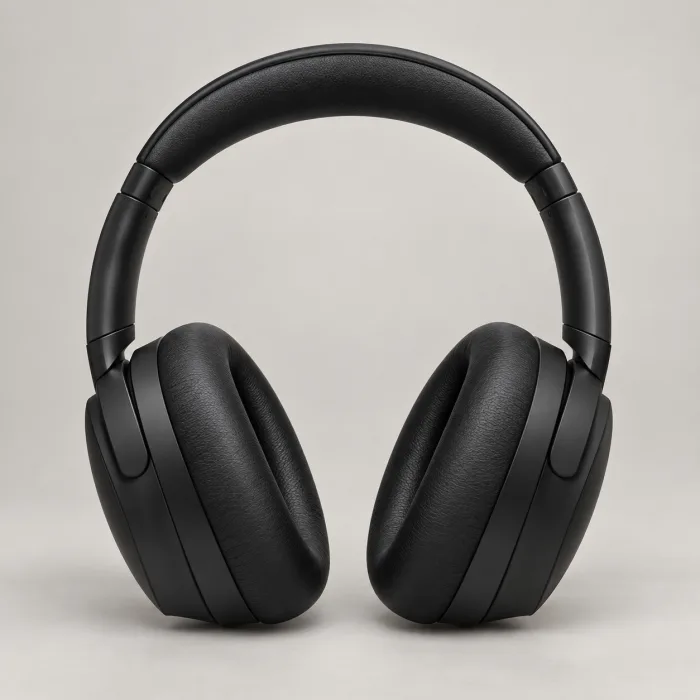Black over-ear headphones